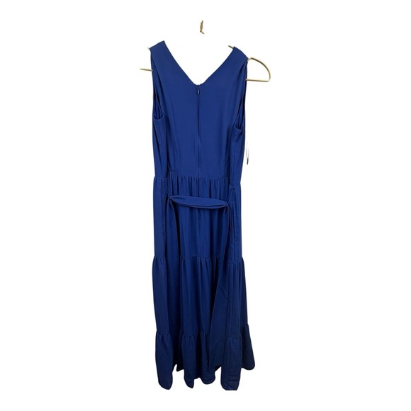 J. Mcglaughlin Tiered Blue Maxi Dress Size 2 - Picture 2 of 10